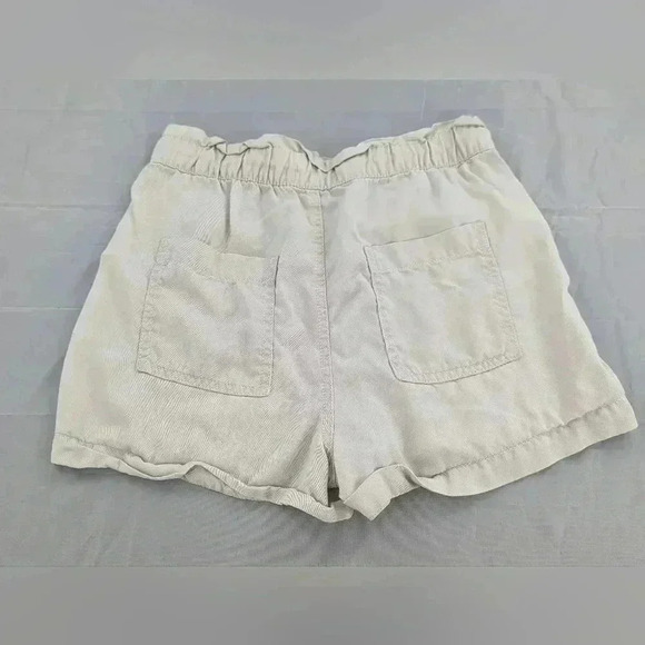 Loft Tan Pull On Elastic Drawstring Waist Shorts with Side & Back Pockets XS - Picture 6 of 15